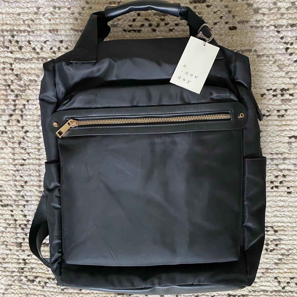 NWT a new day black backpack